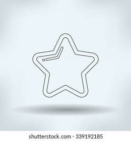 icon of Star eps10