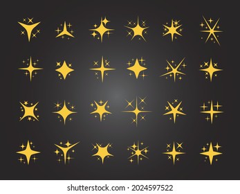 icon star flash graphic abstract