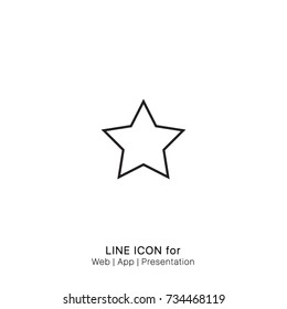 Icon star graphic design single icon vector
