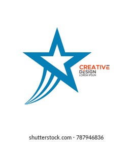 icon star logo creative design