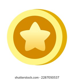 Icon Star Machine shape. Gambling symbol, object. Vector illustration