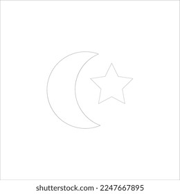 diseño de plantilla de estrella de icono