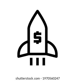 Icon Start Up With Style Outline