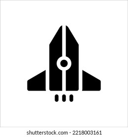 Icon Startup Glyph, Flat Icon Logo Illustration Vector Isolated. Suitable for Web Design, Logo, App.