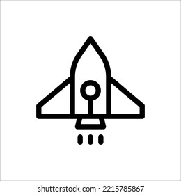 Symbol Startup, Outline, Flaches Symbol Logo Illustration Vektorgrafik isoliert. Geeignet für Webdesign, Logo, App.