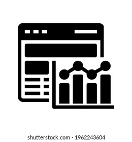 Icon Statistics With Style Outline