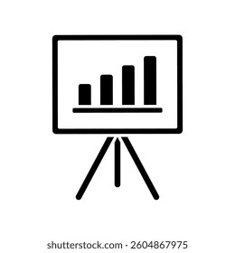 Icon a stats, isolated against a clean background.
