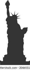 icon Statue of Liberty vector design eps 10