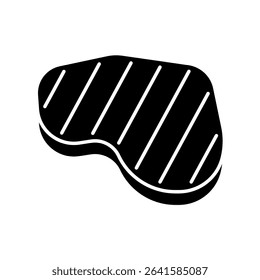 Icon a steak, isolated against a clean background.