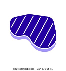 Icon a steak, isolated against a clean background.