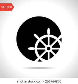 icon of steering wheel