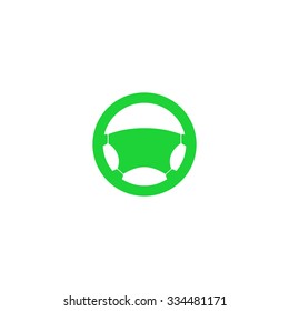 Icon steering wheel.