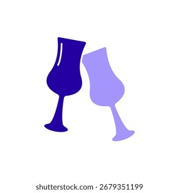Icon a Stemware, isolated against a clean background.
