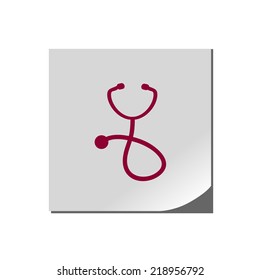 icon of a stethoscope