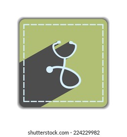 icon of a stethoscope