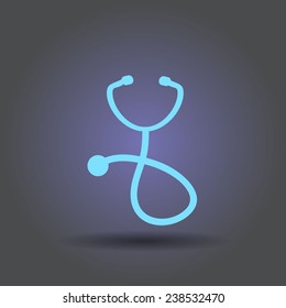 icon of a stethoscope