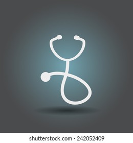 icon of a stethoscope