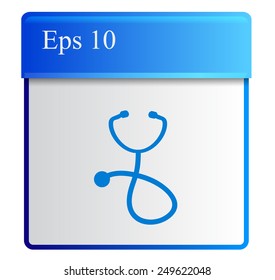 icon of a stethoscope