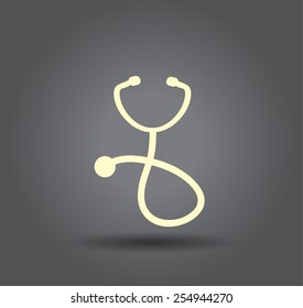 icon of a stethoscope