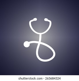 icon of a stethoscope