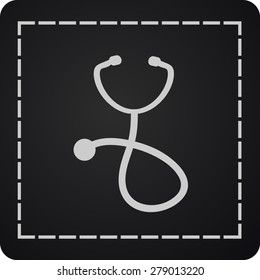 icon of a stethoscope