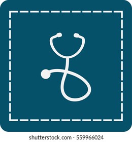 icon of a stethoscope