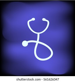 icon of a stethoscope