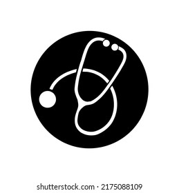 icono de una ilustración vectorial de estetoscopio