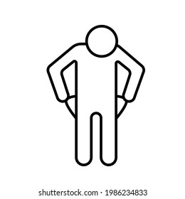 icon of a stick figure person being broke pulling out his pockets but there is no money