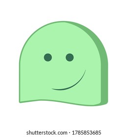 Icon, sticker of a funny creature. Emoticons for apps