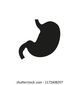 Icon of the stomach. Simple vector illustration.