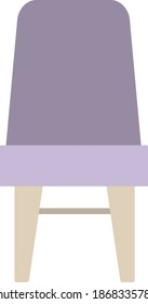 icono del conjunto de muebles de taburete color vectorial