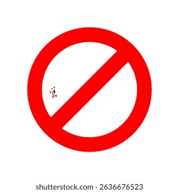 icon stop, no smoking area, no dust, keep cleaning