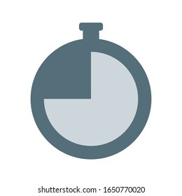 icon Stopwatch on a white background. Stopwatch timer icon vector flat design. vector illustration