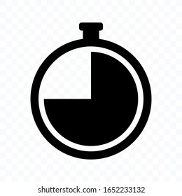 icon Stopwatch on a white background. Stopwatch timer icon vector flat design. vector illustration
