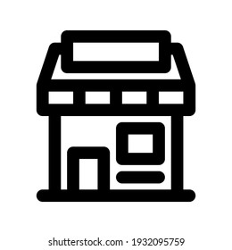 Icon  Store With Style Outline