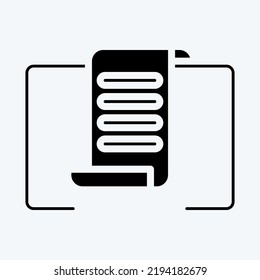 Icon Strategy. suitable for Branding symbol. glyph style. simple design editable. design template vector. simple illustration