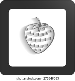icon of strawberry