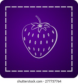 icon of strawberry