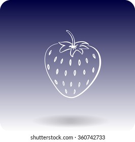 icon of strawberry