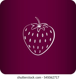 icon of strawberry