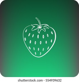icon of strawberry