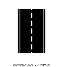 Icon a street, isolated against a clean background.