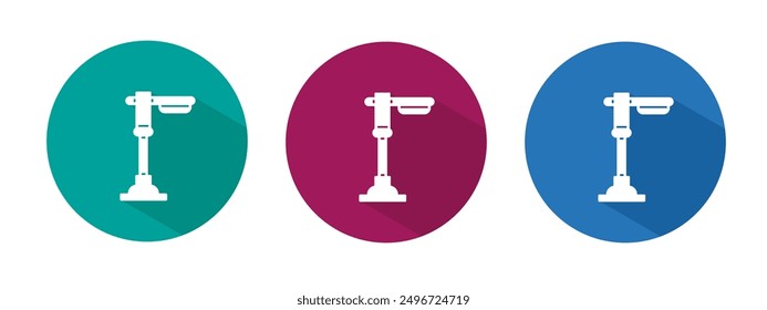 Icon for street light vector illustration in flat.