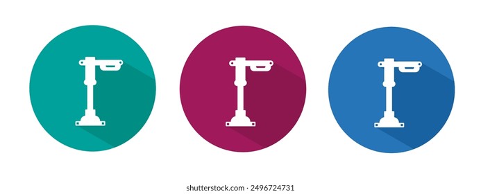Icon for street light vector illustration in flat.
