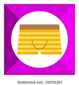 Icon of striped male underpants