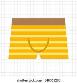 Icon of striped male underpants