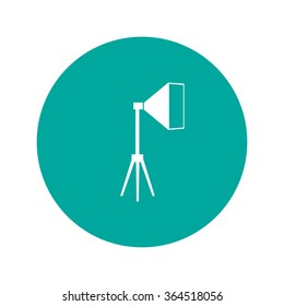 Icon studio light, isolated Exclusive Symbols. Vector