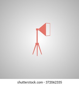 Icon studio light, isolated Exclusive Symbols. Vector