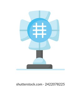 An icon of studio light in trendy design style, spotlight vector design
